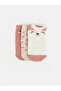 Esvab • Modern & Distinctive Animal Figured and Embroidered Girls' Socks, 3-Piece Set