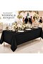 Rectangle Checkered Pattern Tablecloth Plastic Disposable Table Cover for Party Outdoor Picnic Events - 5