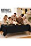 Rectangle Checkered Pattern Tablecloth Plastic Disposable Table Cover for Party Outdoor Picnic Events - 2