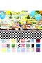 Rectangle Checkered Pattern Tablecloth Plastic Disposable Table Cover for Party Outdoor Picnic Events - 7