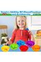 لعبة عد ألعاب المطابقة مع أوعية الفرز وألعاب الرياضيات والتدريب الحسي، أنشطة التعلم ما قبل المدرسة، - 4