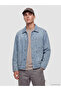 Rmz Gi̇yi̇m Farkiyla Relaxed Fit Men's Jean Jacket