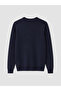 Özmarka New Season Navy Blue Crew Neck Men's Sweater - 6