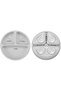 Silicone Baby Feeding Set| 2 Divided Suction Plate + 2 Suction Bowl + 2 Tiny Cup with 2 Spo - 3