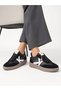 Women's Casual Daily Walking Sports Sneaker Shoes-Black - 3
