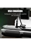 F15-T black Powerful LED Flashlight Rechargeable USB Built-in Lithium Battery Waterproof Zoom Fishin - 4