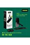 ميكروفون MV7 بلس من شور بصوت محسن ولوحة لمس LED ومخارج USB-C وXLR مع وضع المستوى التلقائي وفلتر بوب - 3