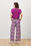 Women Comport Fit Allover Print Palazzo Pants, Multicolor - 2