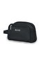 Dual Compartment Wash Bag 9 Inch, Nylon water resistant bag (Model PBP8508) Black - 2
