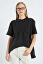 Basic Long Back Oversize T-Shirt - 2