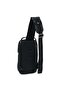 Premium Chest Crossbody Bag Small Shoulder Backpack for Men ( BLACK ) SBP9058 - 5