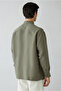 Long Sleeve Oversize Striped Modal Blend Shirt - 5