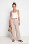 Muslin Palazzo Trousers Lmx0008 Stone