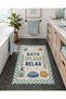 Eta Written and Thematic Modern Woven Base Decorative Carpet Eta4139 - 3