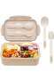 Bento Boxes for Adults - 1400 ML Bento Lunch Box For Kids Childrens With Spoon & Fork - Durable Perf