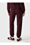 Burgundy Soft Touch Women's Jogger Sweatpants - 4