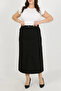 Plus Size Tight Skirt - Black - 2