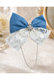 Blue Color Automatic Buckle with Ribbon Figure