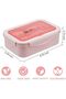Bento Boxes for Adults - 1400 ML Bento Lunch Box For Kids Childrens With Spoon & Fork - Durable Perf - 3