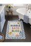 Eta Written and Thematic Modern Woven Base Decorative Carpet Eta4141 - 3
