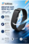 Nylon Band Compatible with Google Fitbit Air, Adjustable Breathable Woven Nylon Replacement Watch Strap, Lightweight Comfortable Sport Wristband for Fitness, Workout & Everyday Wear, Black - 8