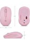 ماوس لاسلكي Rii 1000 نقطة لكل انش للكمبيوتر واللابتوب وويندوز والمكتب يتضمن دونجل USB لاسلكي (اسود) - 6