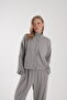 Women's Rubber Leg Sweatpants Set - 7