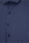 Long Sleeve Oversize Striped Modal Blend Shirt - 3