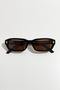 Zaravio Matt Black Brown Sunglasses - 4