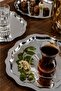 12-Piece Stainless Steel Oval Coffee Presentation Tray Serving Tea Tray Decorative Tray Presentation Tray - 7