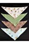 Patterned Baby Drool Bib with Double Snaps Interlock Combed Cotton and Combed Cotton Baby Bib - 5