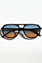 Elvis Black Blue Orange Men's Sunglasses - 4