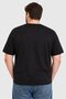 Jeans Men Crew Neck Short Sleeve Graphic Print T-Shirt, Black - 4