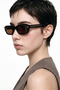 Zaravio Matt Black Brown Sunglasses - 2