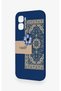 Infinix Gt 50 Pro Compatible Blue Ethnic Carpet Pattern Silicone Case - 4