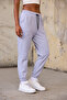 Women's Jogger Pants with Elastic Waist and Cuffs - 2