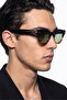 Valestria Black Leopard Green Sunglasses - 3