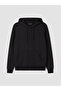 Ozmarka New Season Black Hooded Women's Zippered Sweatshirt - 5