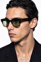 Valestria Black Leopard Green Sunglasses - 2