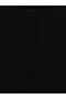 Black Elastic Waist Flared Women's Trousers - 2