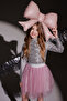 Glittery Gathered Blouse and Pink Tutu Skirt Set - 6