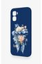 Infinix Gt 50 Pro Compatible Blue Ribbon Flower Pattern Silicone Case - 4
