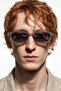 Zaravio Matt Grey Blue Men's Sunglasses