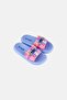 Kids Girl Stitch Slip On Slides, Multicolor - 2