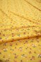 Yellow Floral Knitted Camisole Fabric 100X150 cm for Sewing and Crafts - 4