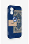 Infinix Gt 50 Pro Compatible Blue Ethnic Carpet Pattern Silicone Case - 3