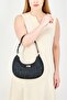 Women Brand Logo Handbag, Black - 4
