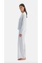 Women's 50% Modal 50% Cotton Long Sleeve Shirt Collar Pajama Set (New Season) - 3