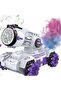 Chengji Shooting Spray Bubble RC Stunt Car, Remote Control Tank Toy with Bubble Maker, 360° Stunt Rotating Car, Watch Controller Toy for Kids - 3
