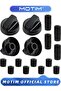 4 Pack Universal Control Knobs Replacement with 12 Adapters for Oven Stove Range